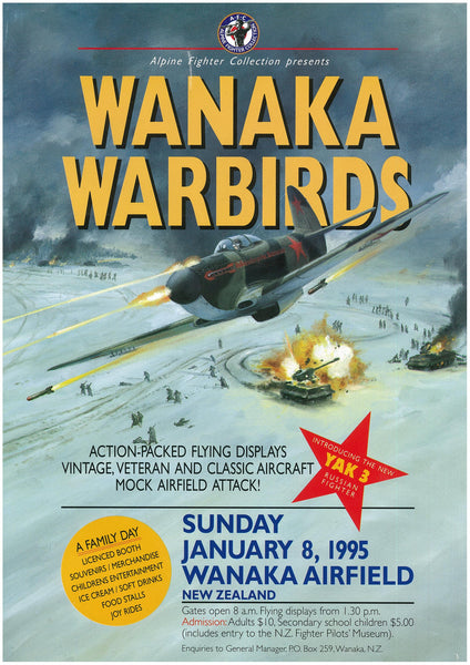 Wanaka Poster Warbirds – Wanaka Over Warbirds