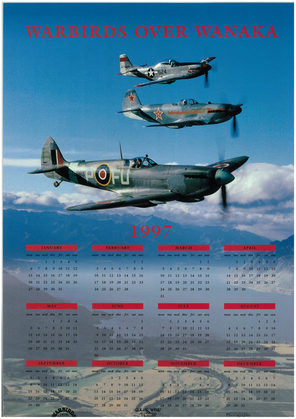 Warbirds Over Wanaka Calendar 1997