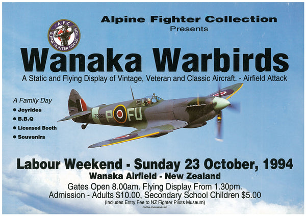 Poster Wanaka Warbirds 1994